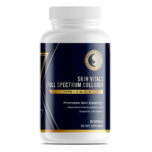 Skin Vitals Full Spectrum Collagen Capsules (Types I, II, III, V, X)